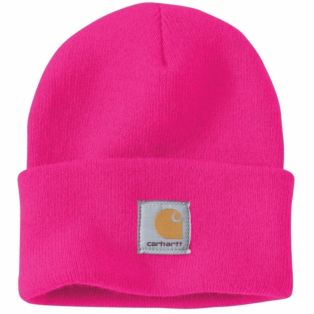 Carhartt | Women’s NWT Hot Pink Glow Knit Cuffed Beanie DISCONTINUED